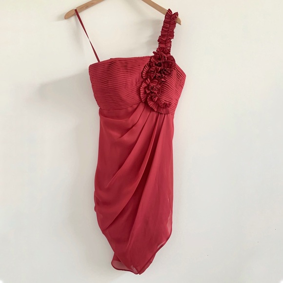 BCBG one shoulder cocktail dress - Picture 1 of 2